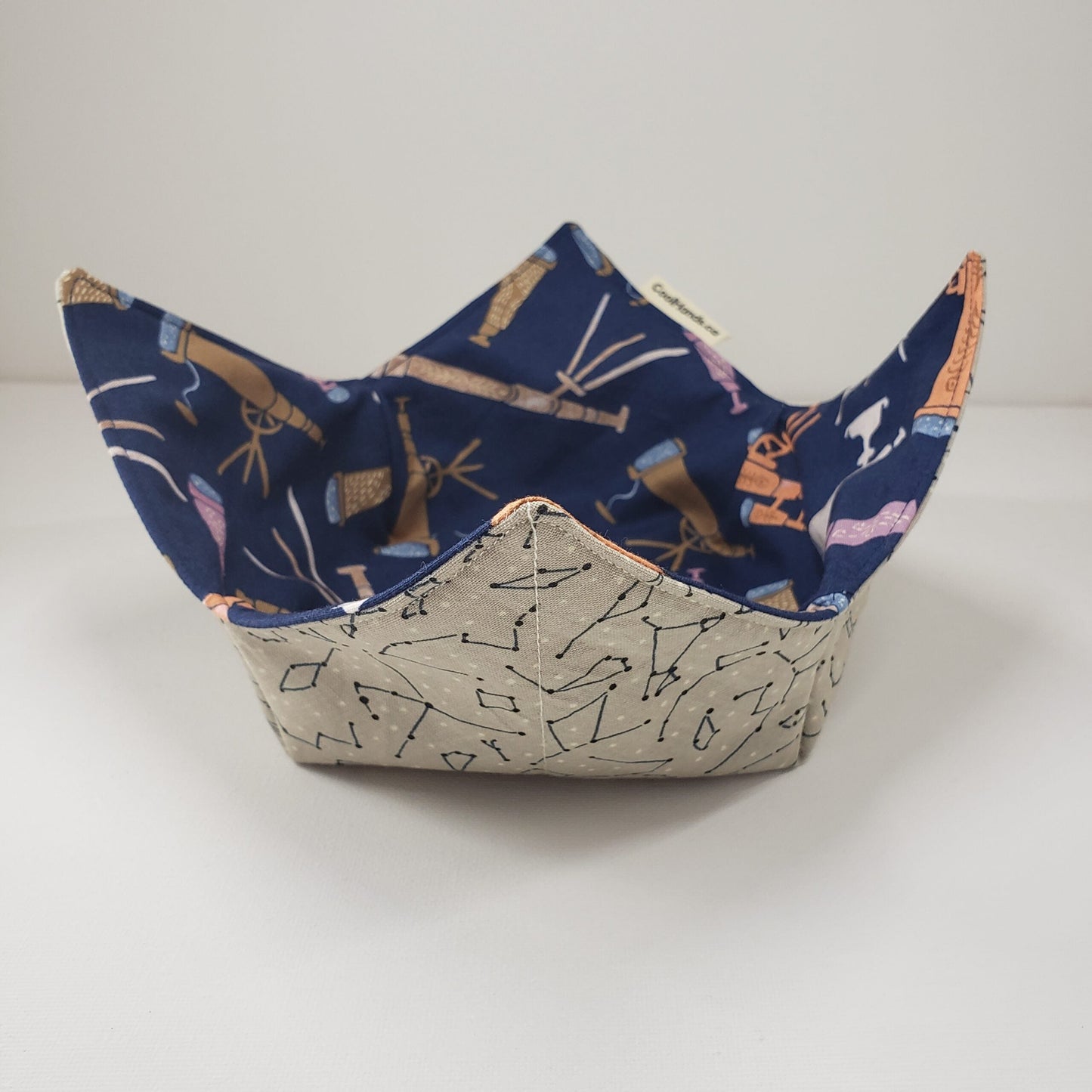 100% Cotton Microwavable Bowl Cozy - Star Gazer